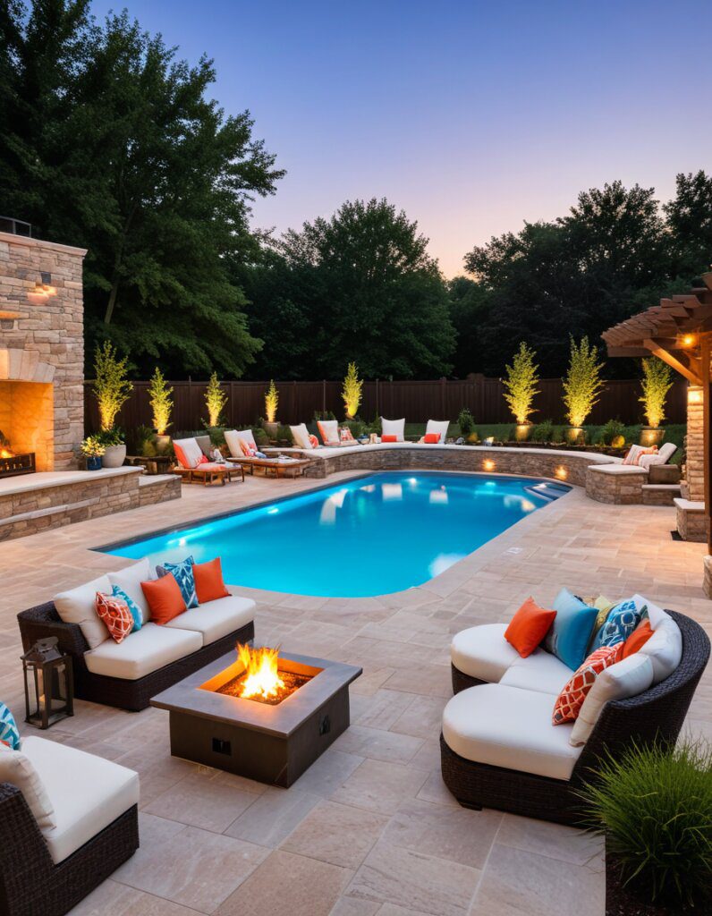 Lakeside Pools and Cozy Campfires