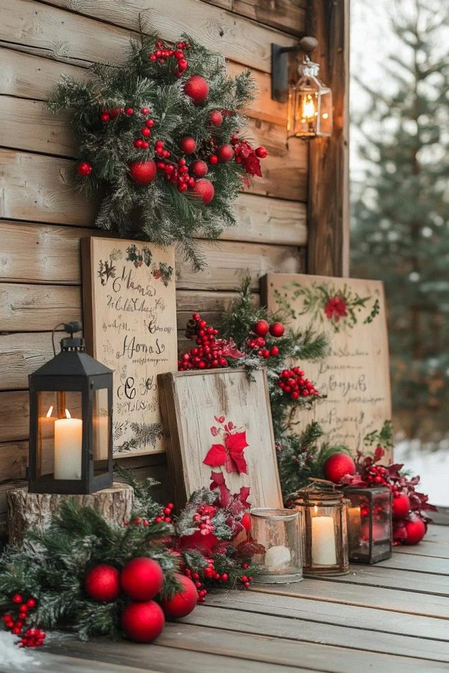 3. Festive Wooden Signage Inspirations