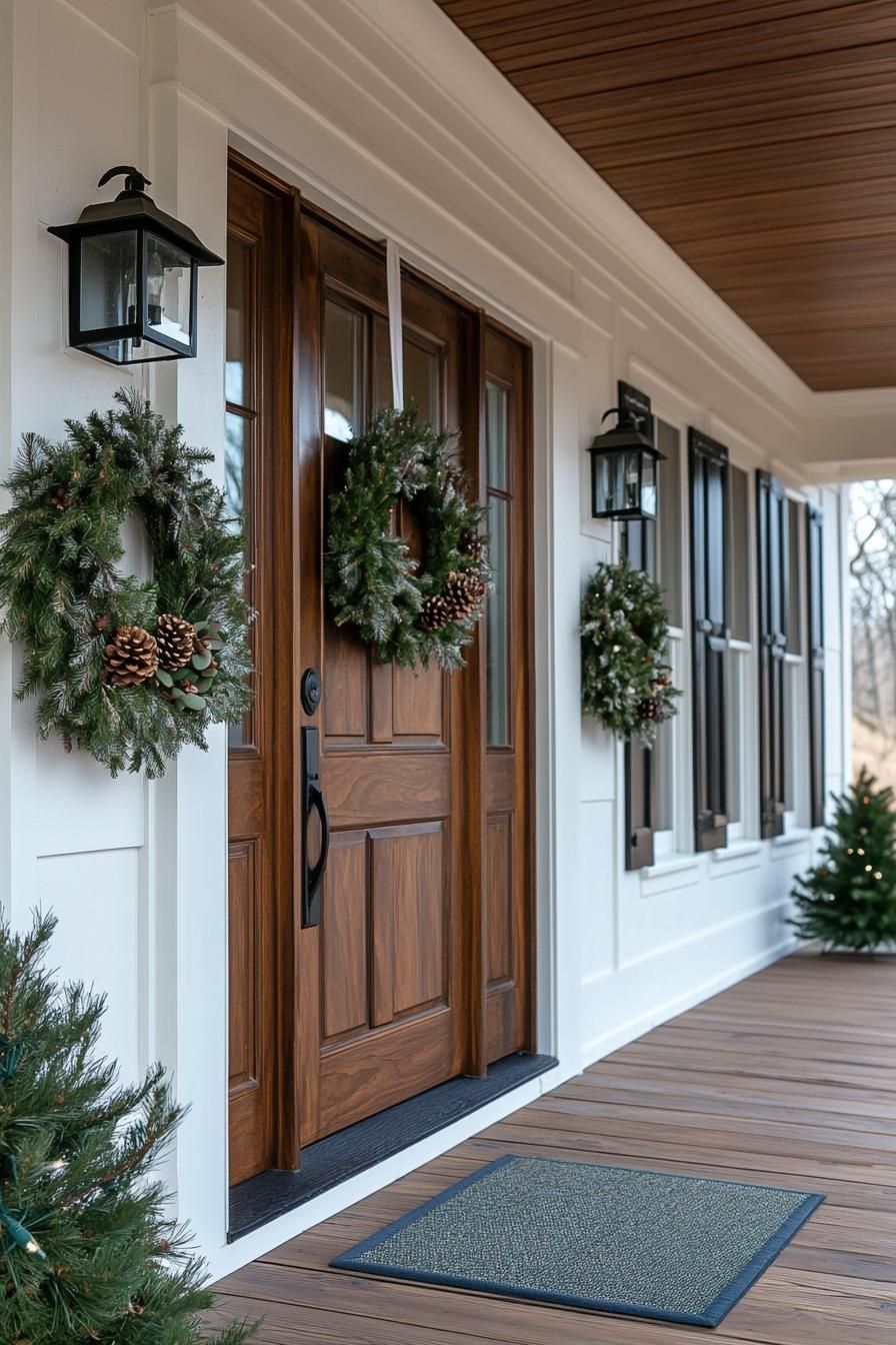 3. Simple, Elegant Christmas Wreaths - photo 2