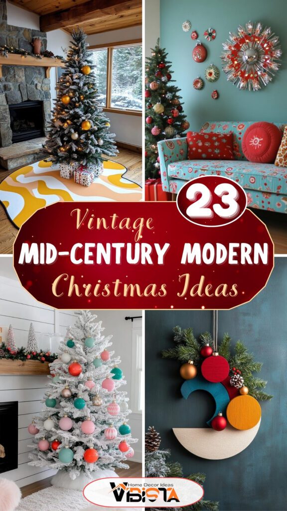 23 Vintage Mid-Century Modern Christmas Ideas to Inspire You