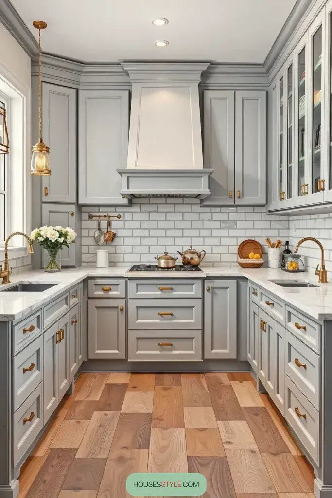 Classic Gray Shaker Cabinets for Lasting Style
