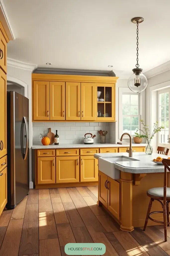 Yellow Cabinet Designs to Refresh Your Home's Style