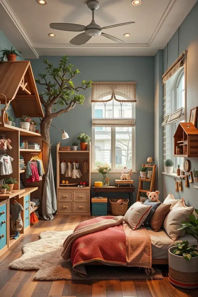 15- Magical Play Spaces Inside Kids Bedrooms