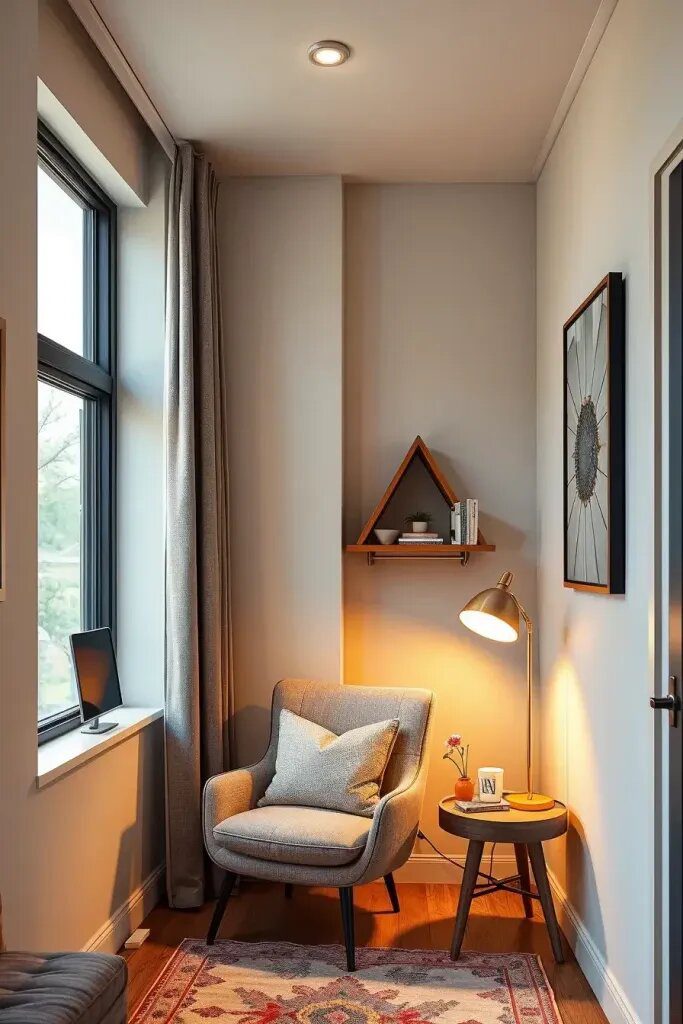 Corner Furniture Ideas To Save Space - photo 2