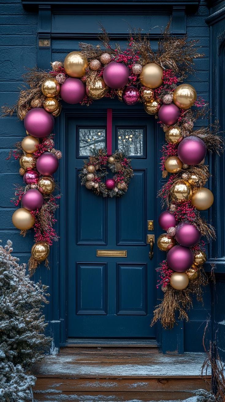 19. Creative Front Door Holiday Decor - photo 2