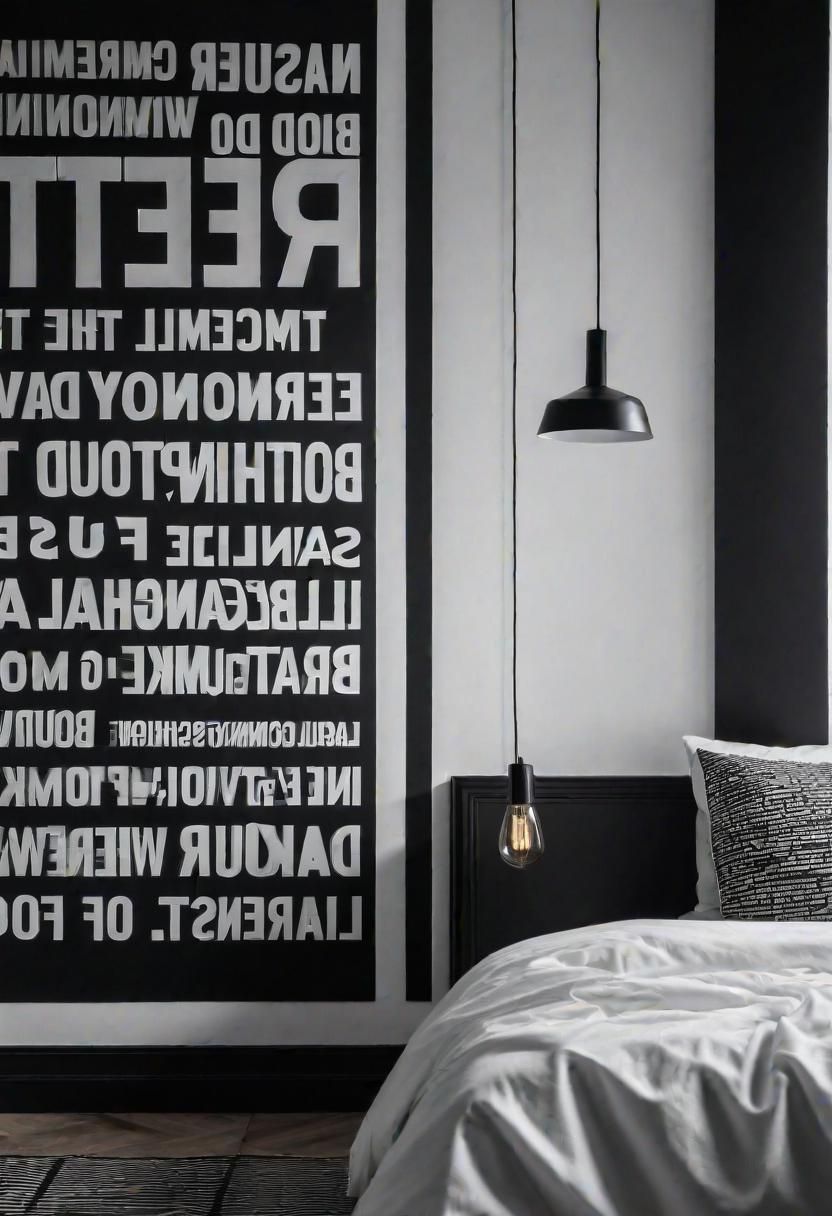 37. Typography Wall Decor Ideas