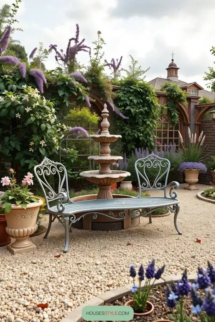 French-Style Benches with Graceful Curves - photo 2