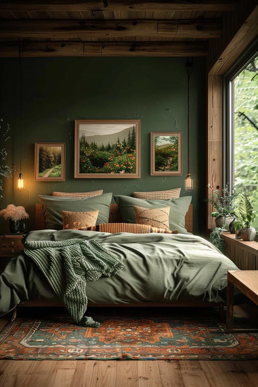 1. Forest Retreat Bedroom Design - photo 4
