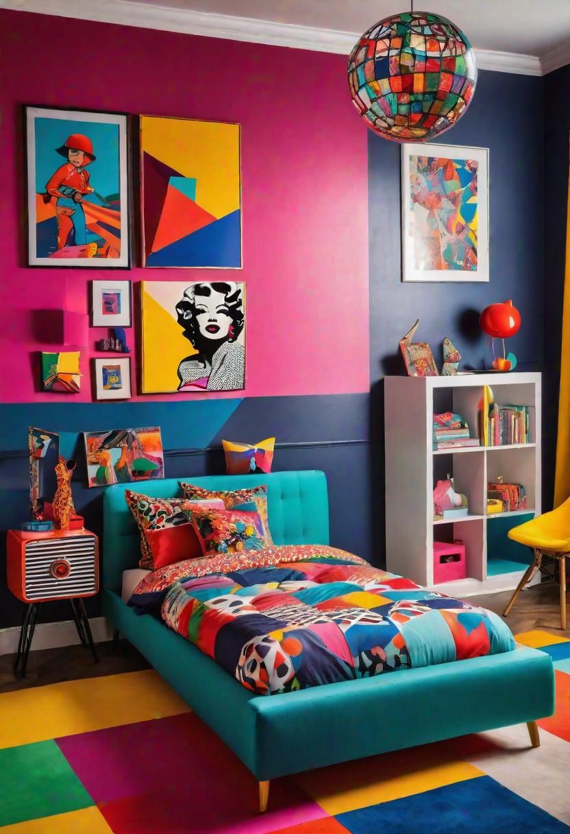 22. Colorful Pop Art Playroom