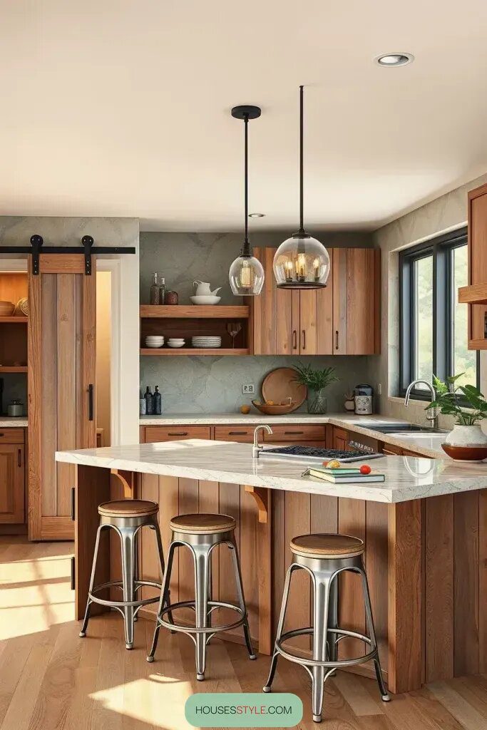 1. Eco-Friendly Kitchens Built From Recycled Materials
