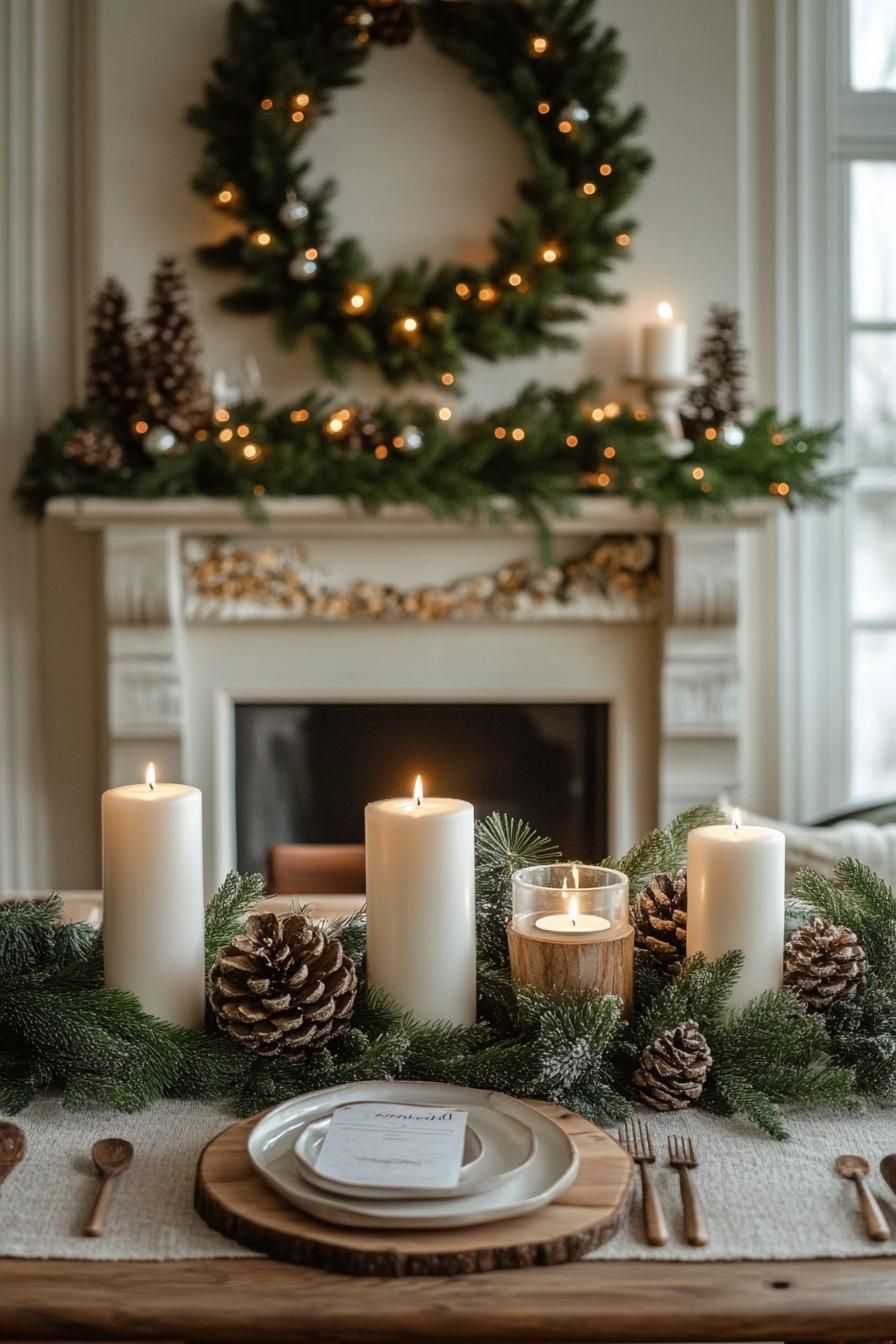 20. Farmhouse Candle Holder Displays