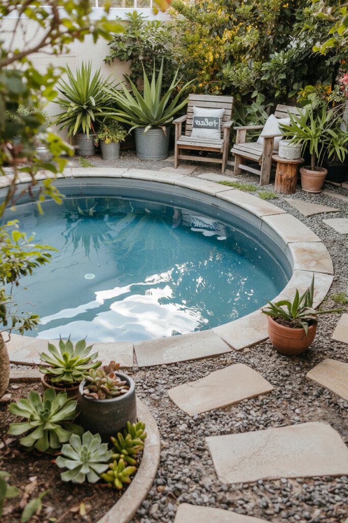 Oval Ground Pool With Gravel Deck - photo 2