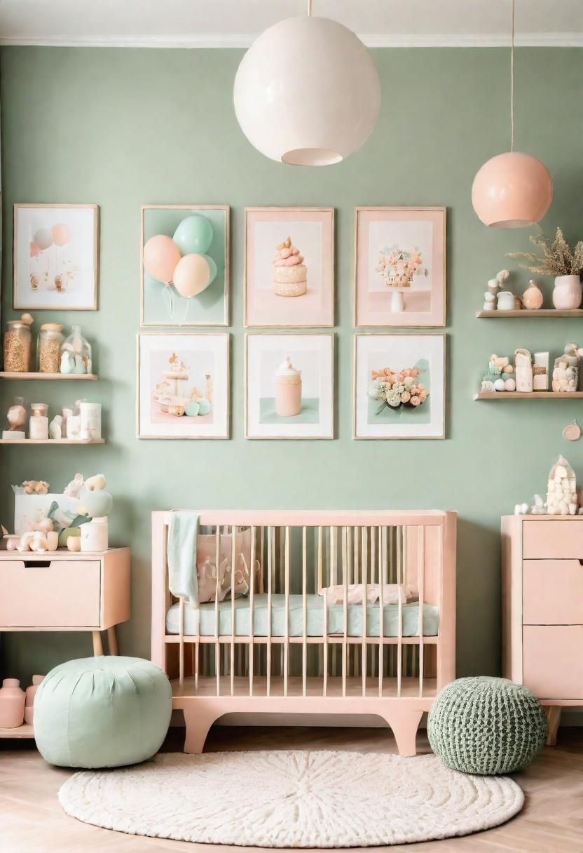 26. Candy-Themed Gender-Neutral Nursery
