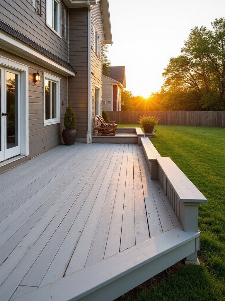12. Build Built-In Seating for More Deck Space
