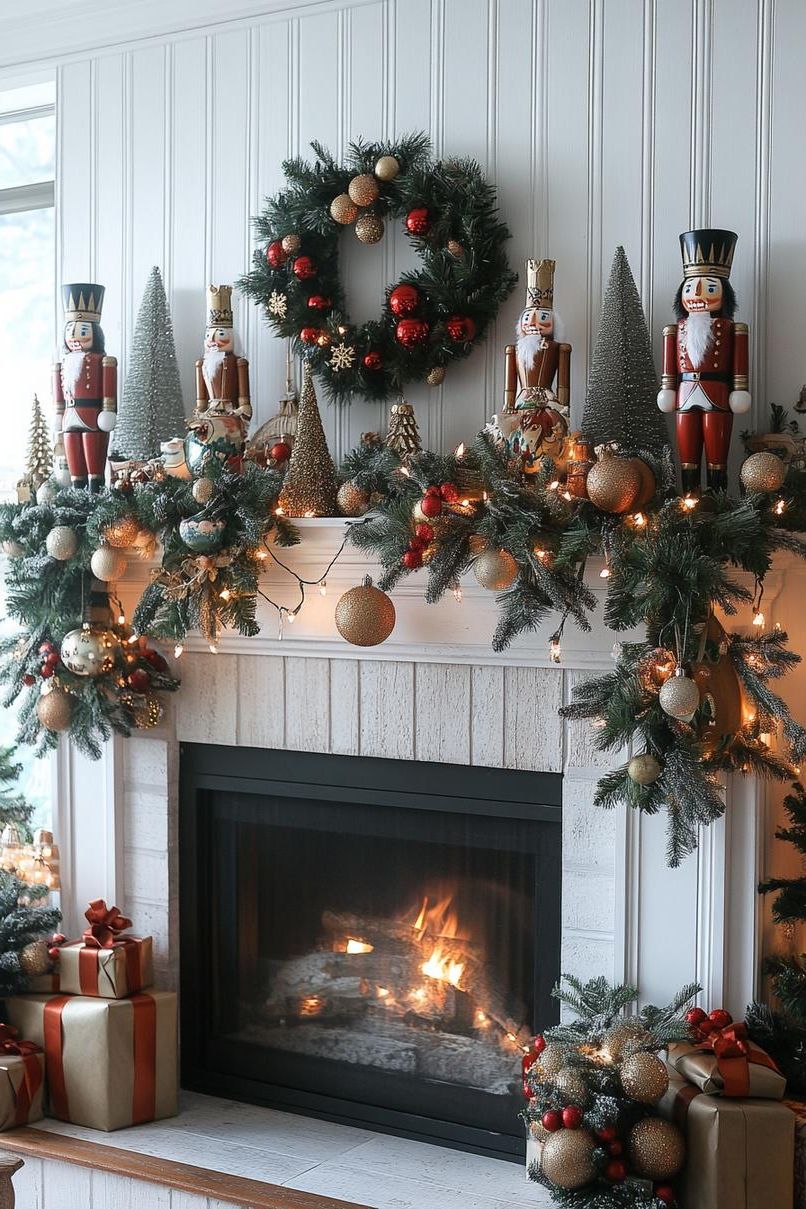 5. Vintage Nutcrackers and Figurine Displays - photo 3