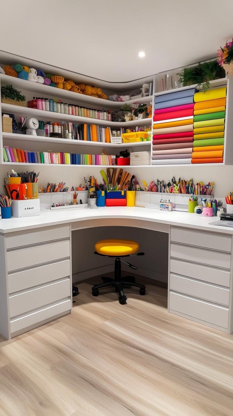 9. Cozy Corner With Drawers and a Vertical Tool Organizer - photo 2