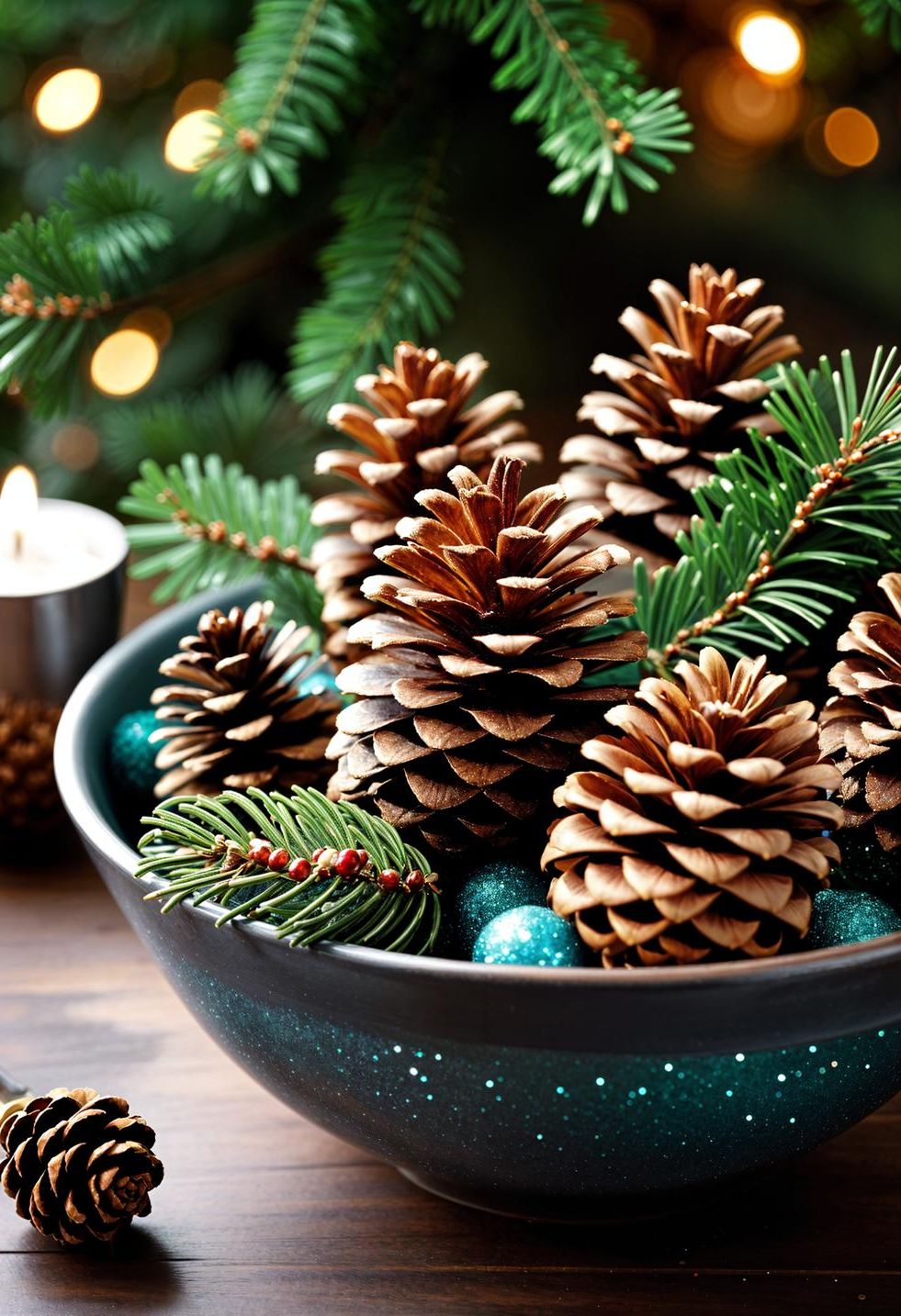 12. Pine Cone Decor for Fragrance