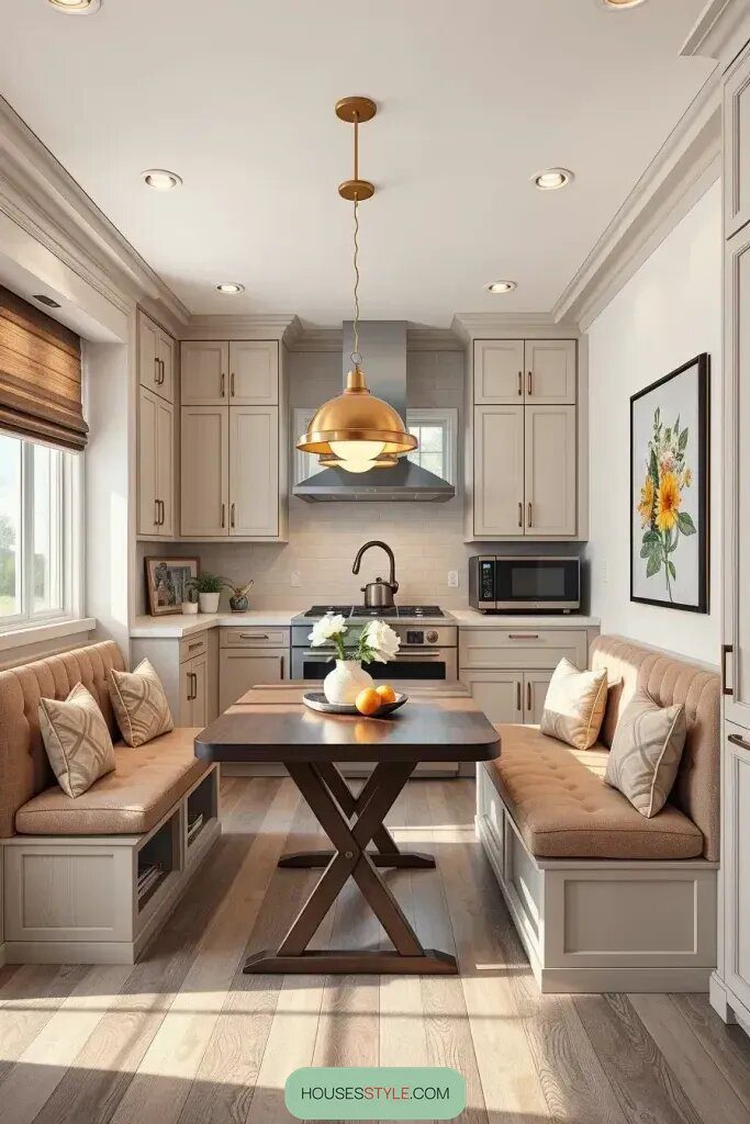 Cozy Seating Nooks for Kitchen Spaces