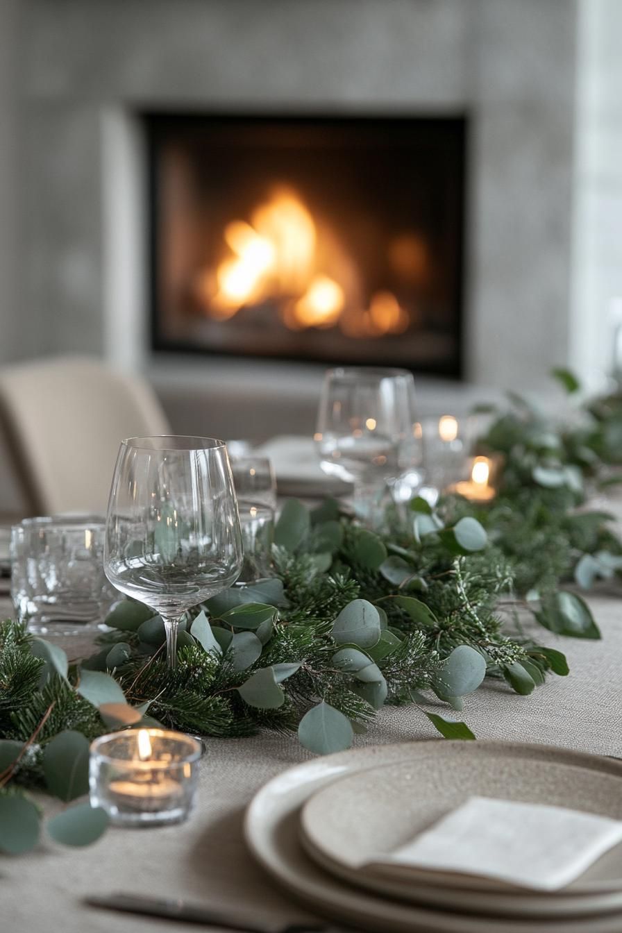 14. Subtle Eucalyptus Greenery for the Holidays - photo 2
