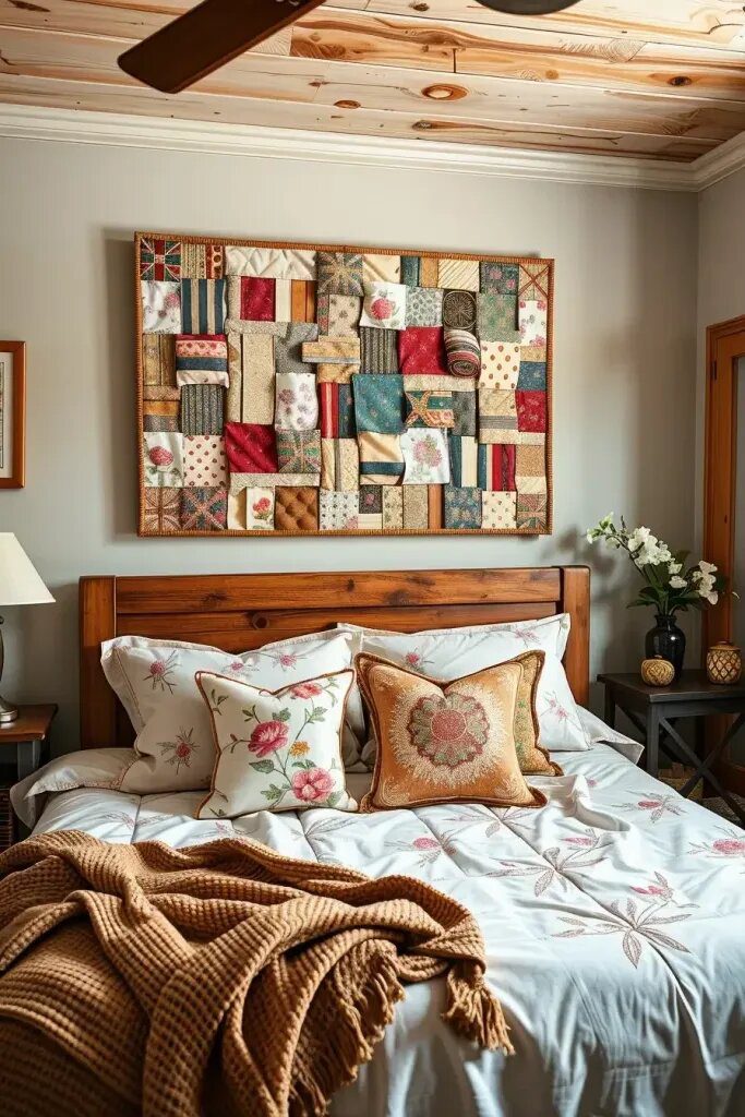 Cozy Wall Decor From Scrap Fabric