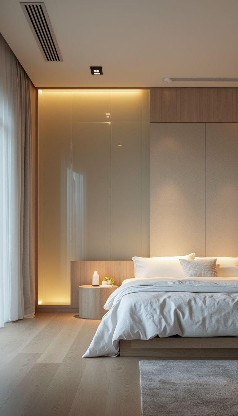15. Frosted Glass Accents