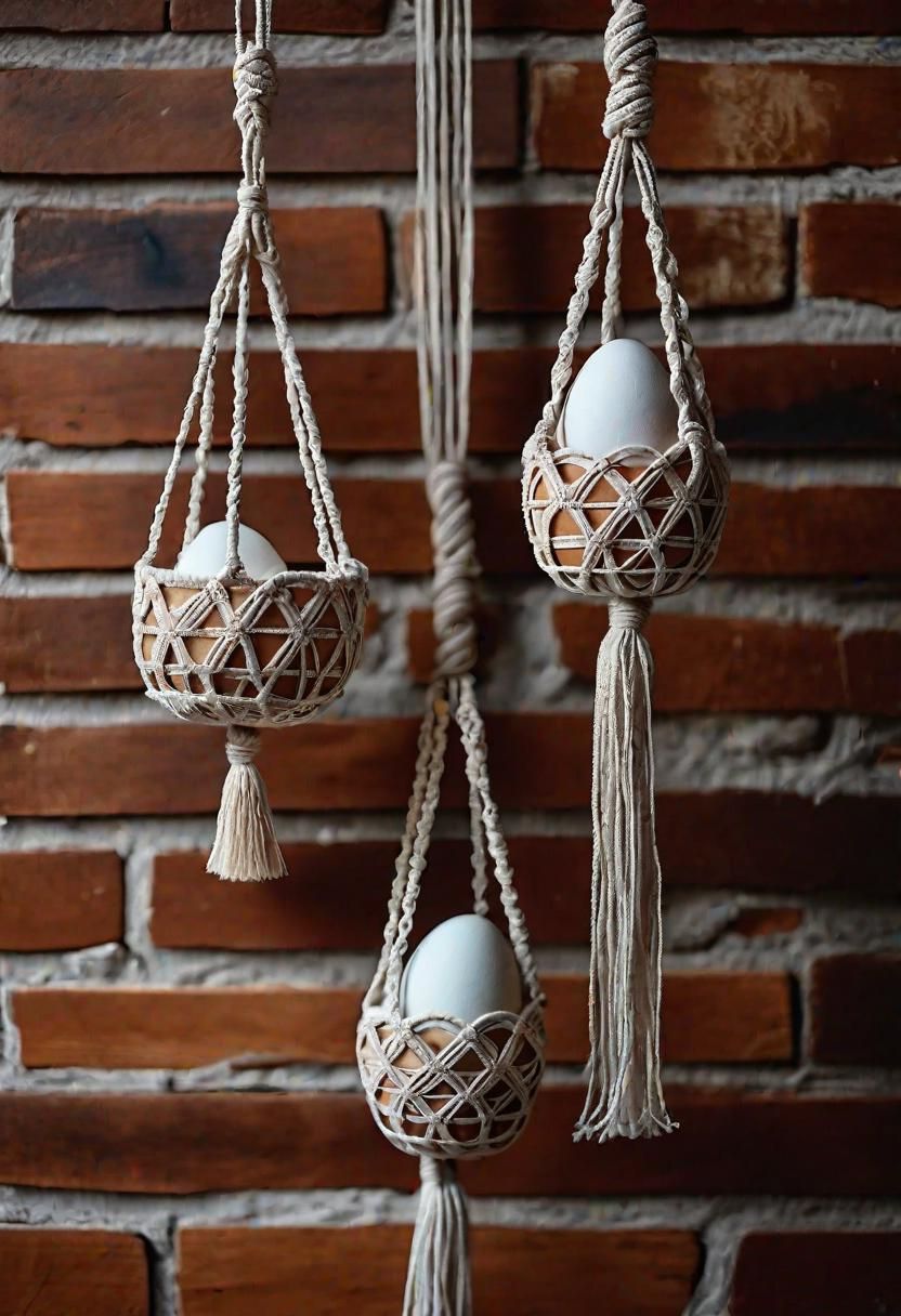 13. Boho Macrame Egg Holder Ideas - photo 2