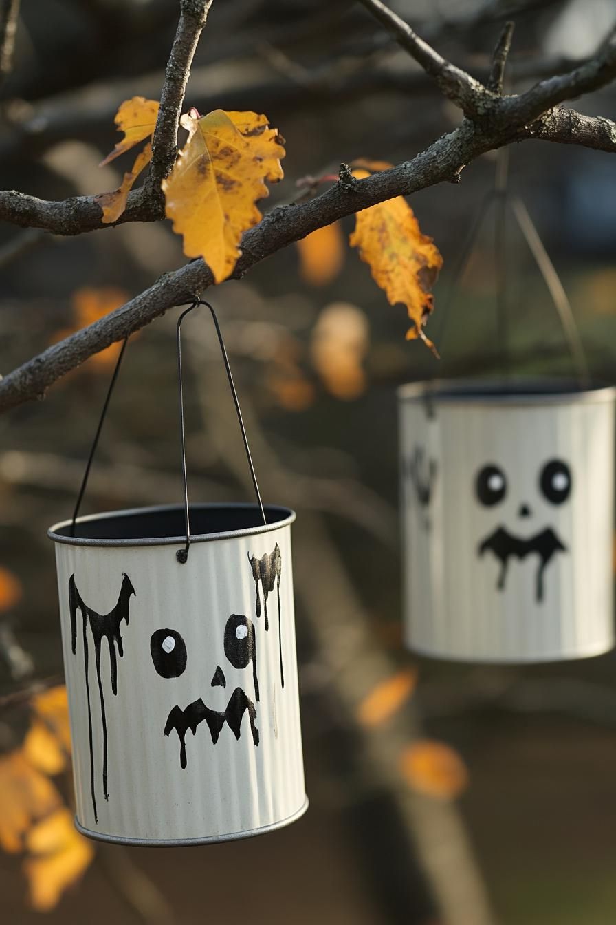 8. Spooky Hanging Spirit Can Decor - photo 3