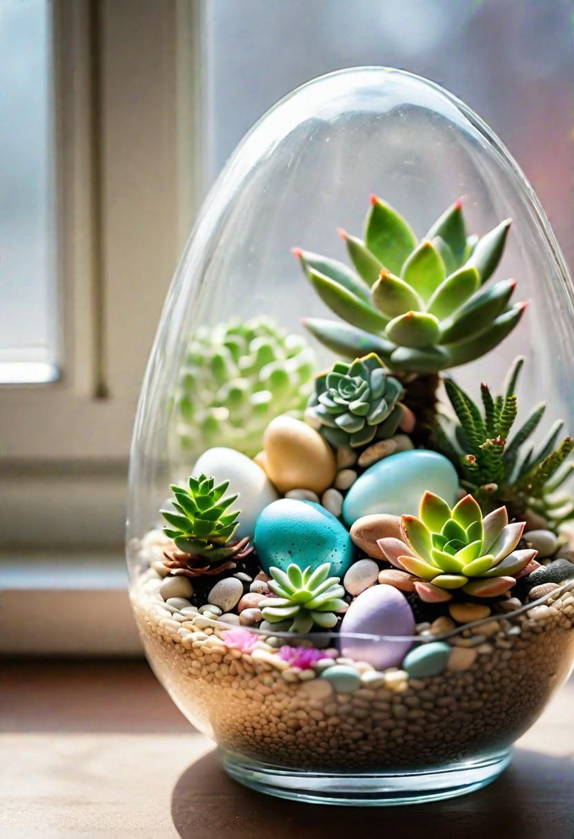 10. DIY Egg Terrarium Projects