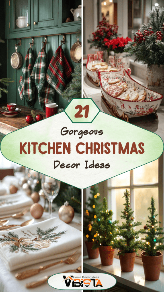 21 Gorgeous Kitchen Christmas Decor Ideas To Copy