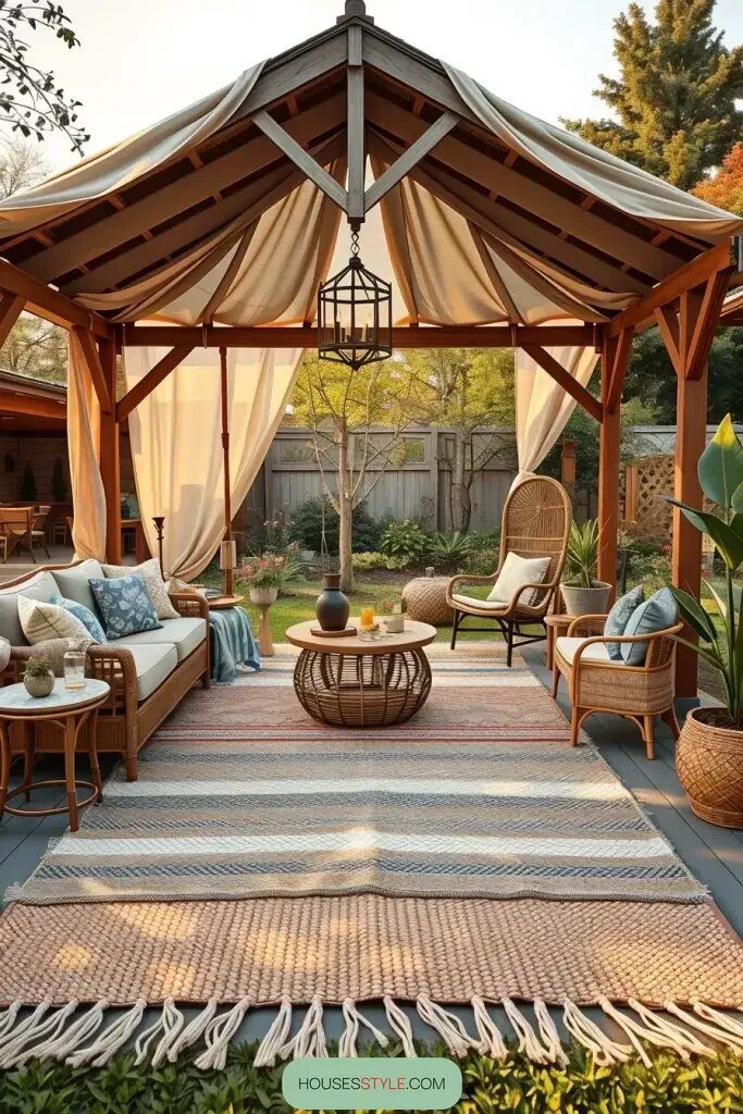 Layer Textured Outdoor Rugs For Extra Warmth - photo 2