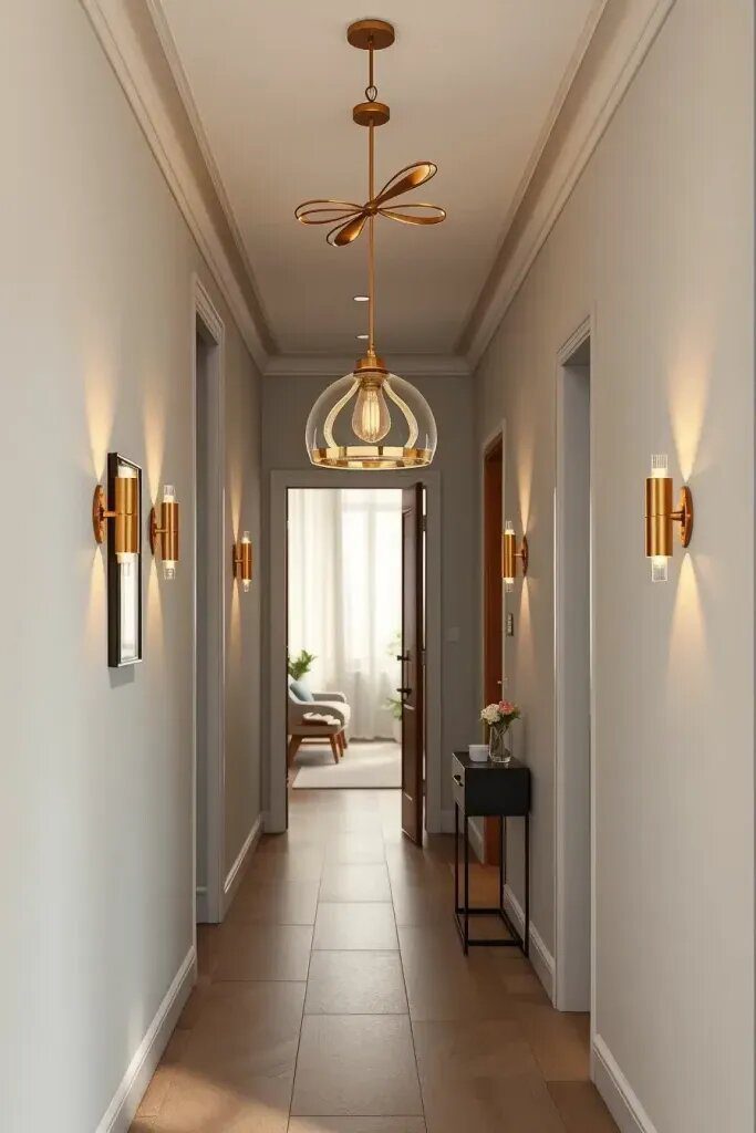 Statement Lighting Ideas for Compact Hallways