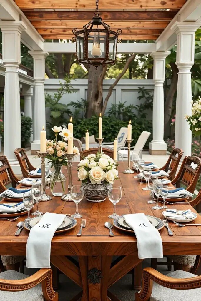 How Ralph Lauren Styles Outdoor Dining