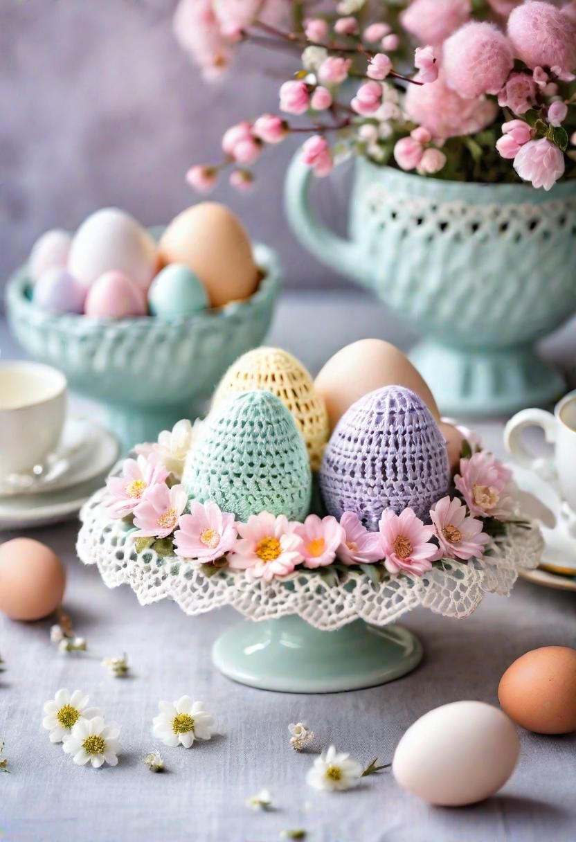13. DIY Crochet Egg Cozies