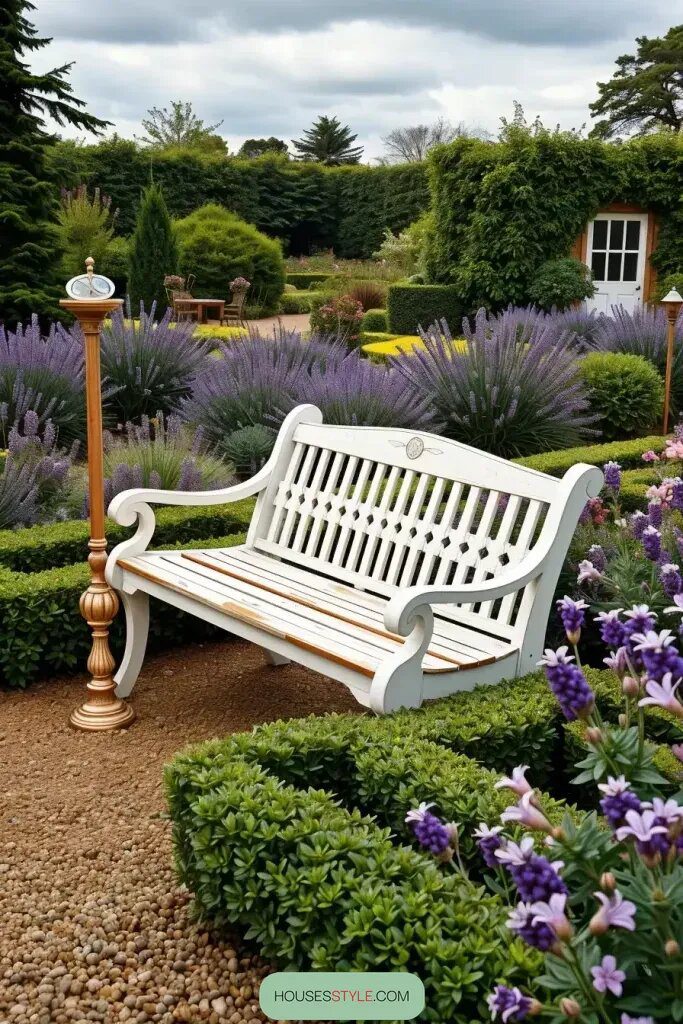 Garden Benches Set in Fragrant Plantings - photo 2