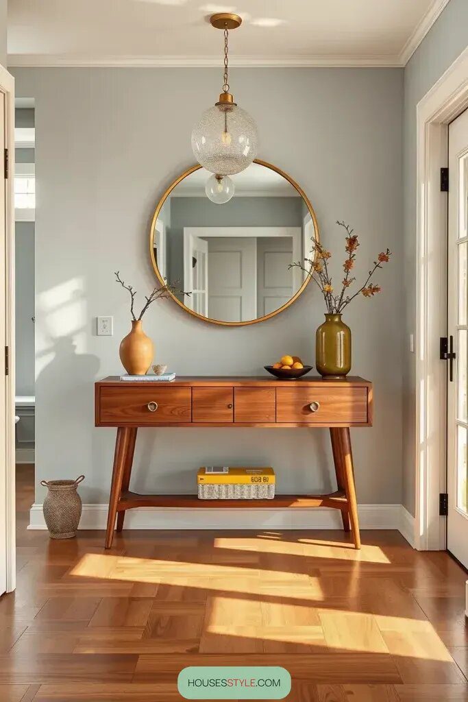 Elegant Mid-Century Modern Entryway Style - photo 2