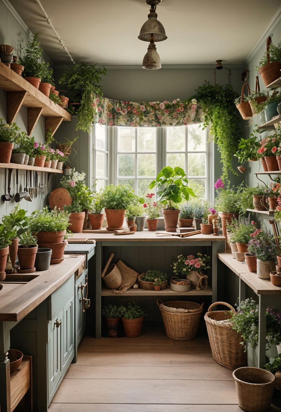 30. A Cozy Corner Inspired by Potting Sheds