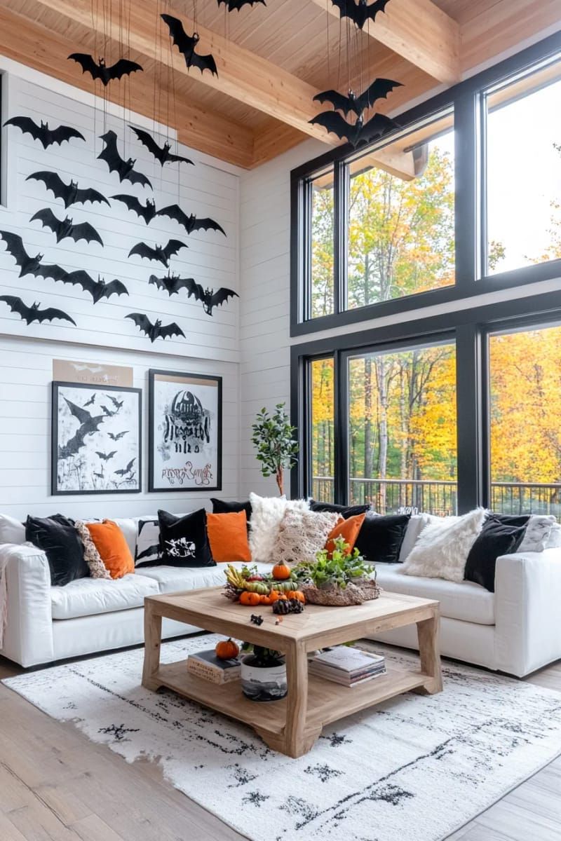21. Velvet Bats Strung Up in Midair