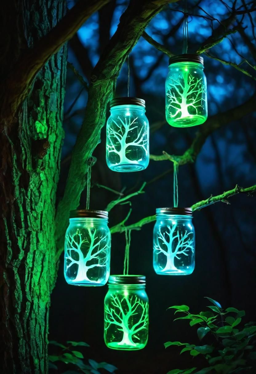 1. Spooky Mason Jar Lanterns - photo 2