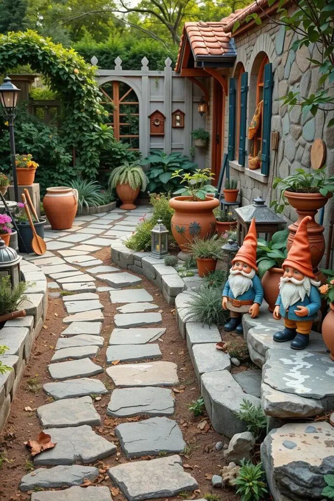 Charming Vintage Garden Gnomes