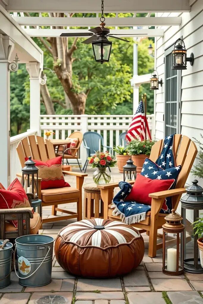 Vintage American Touches for Outdoor Nostalgia