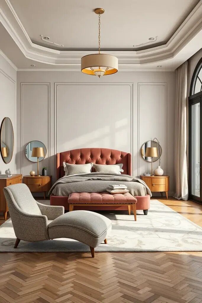 Curved Bed Frames and Rounded Accents