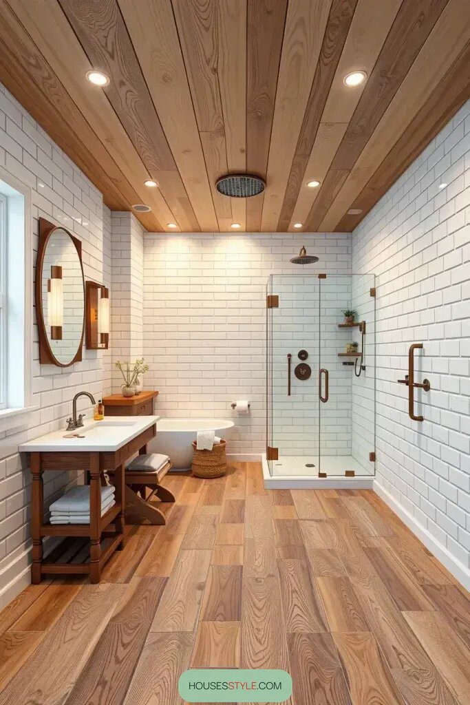 Ceilings That Carry Wood Tile Upward - photo 2