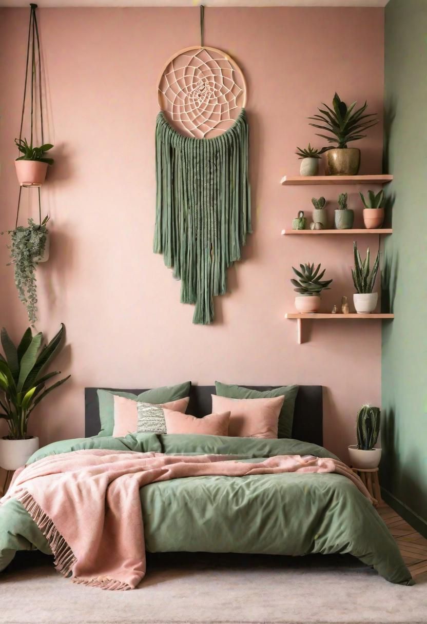 1. Sage and Blush Wall Decor Ideas - photo 3