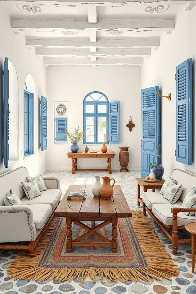 Greek Island Interiors in White and Blue - photo 2