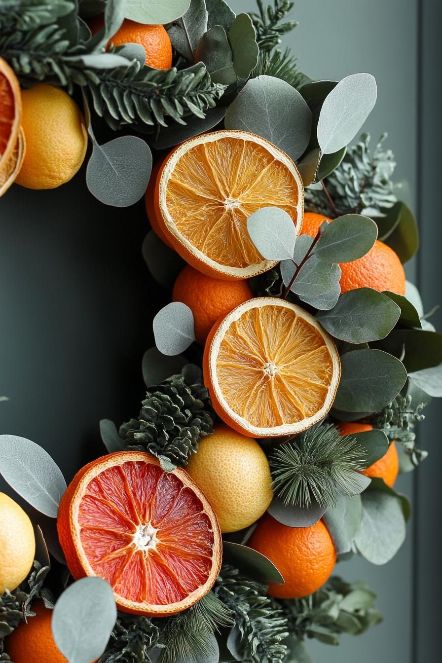 3. Citrus & Eucalyptus Wreath Inspiration