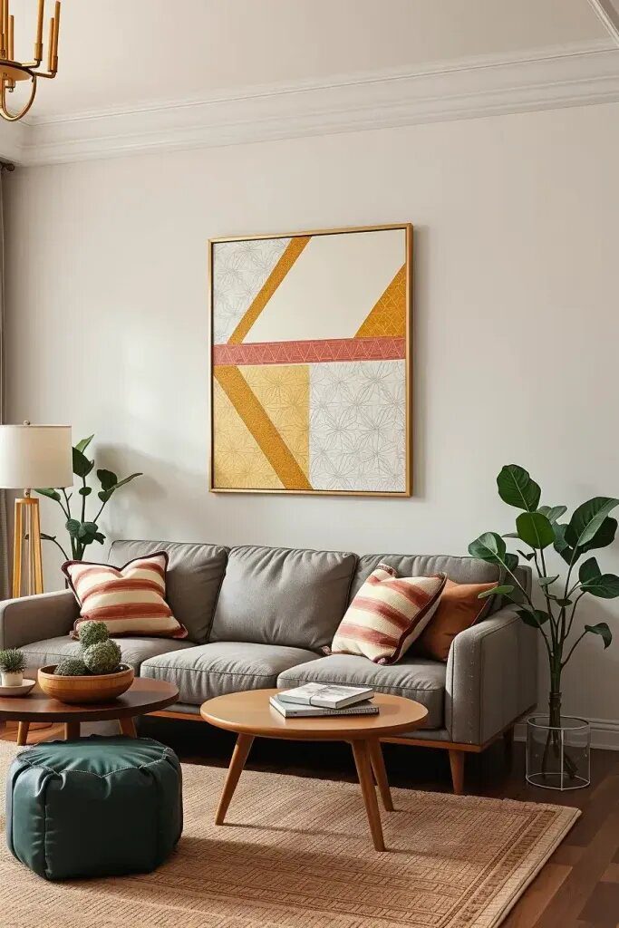 Temporary Washi Tape Wall Patterns