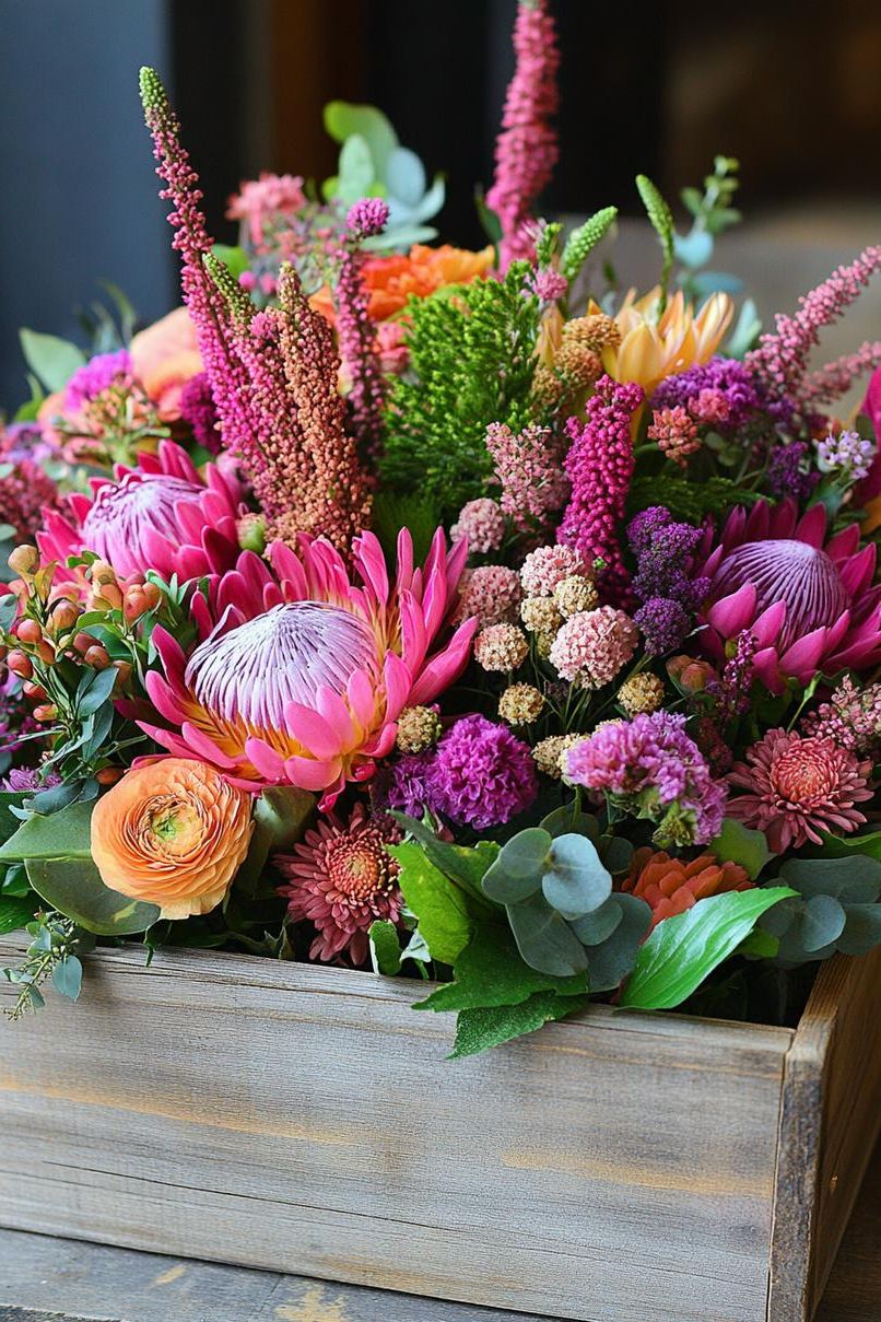 11. Boho Holiday Centerpieces with Nature