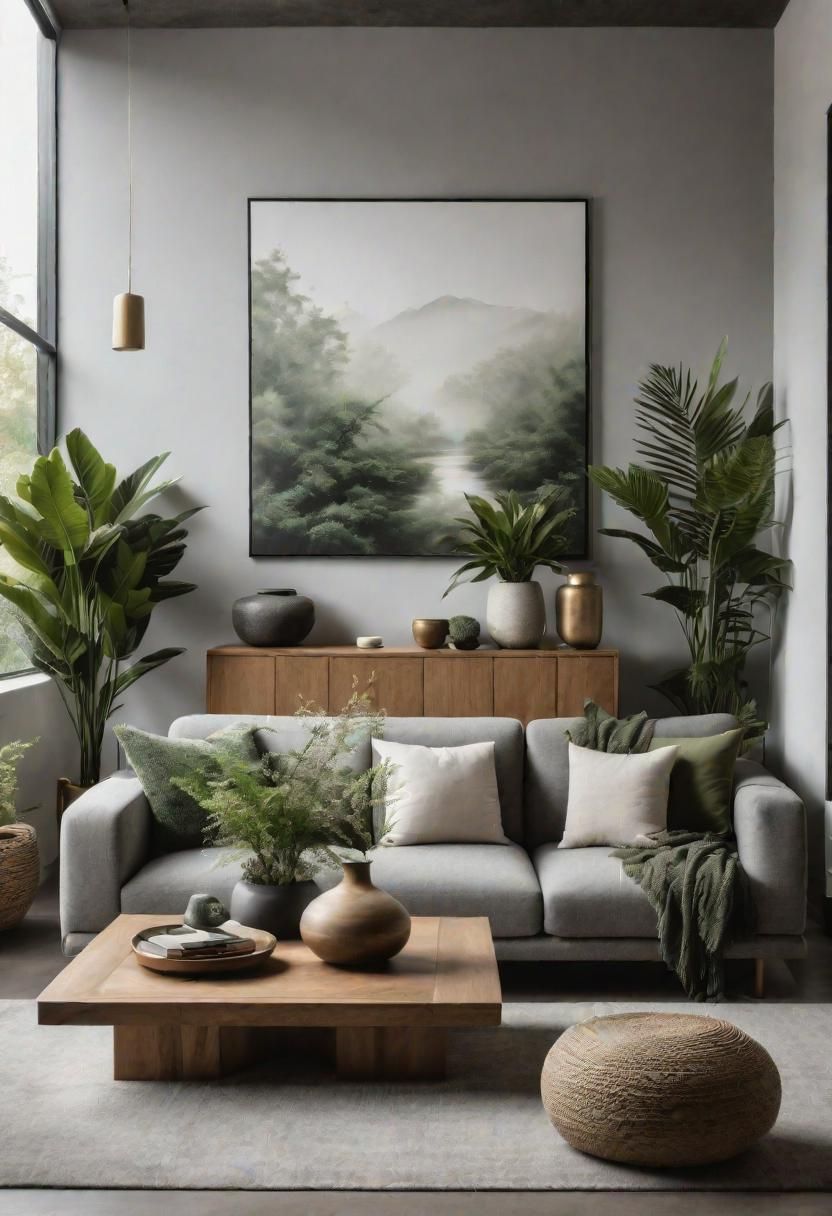 2. Zen-inspired Neutral Living Room