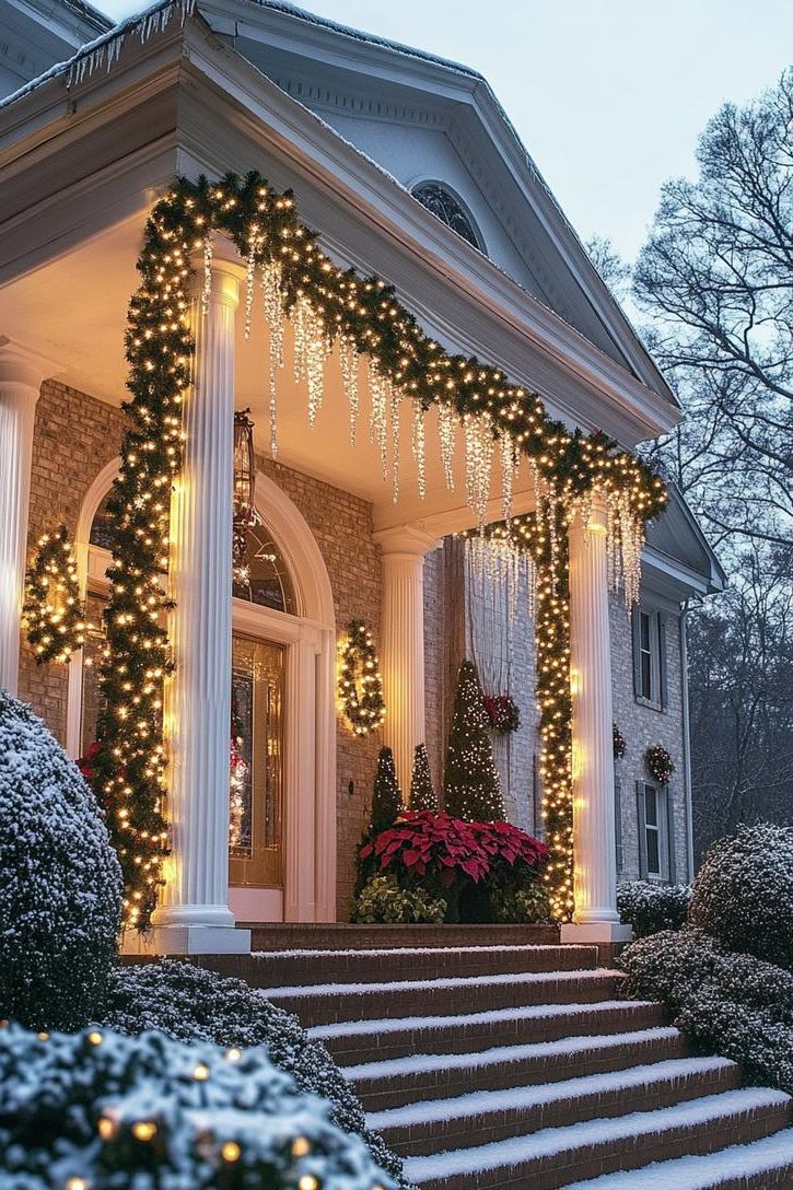 15. Icicle Lights for Roofs and Eaves