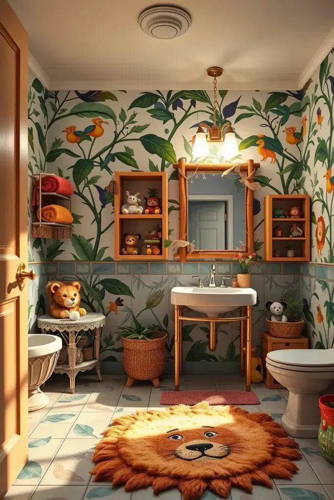 Playful Animal Prints for Family Bathrooms - photo 2